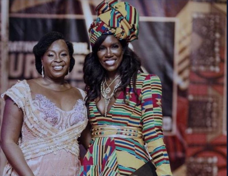 Aba Blankson with Bozoma St. John, former Chief Marketing Officer of Netflix